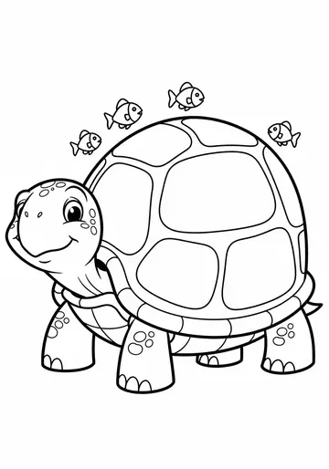 Timmy's Story-Shell sea animal Coloring Pages