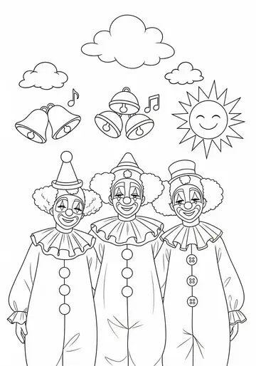 Evening Adventure International Clown Week Coloring Pages