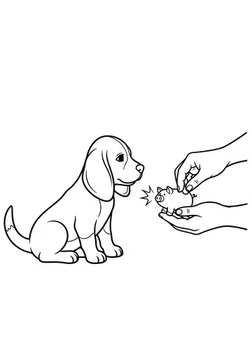 Problem Solving Puppy Coloring Pages | Lulu's Toy