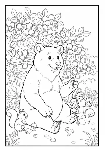 Sharing is Fun animal Coloring Pages for Kids 3-5