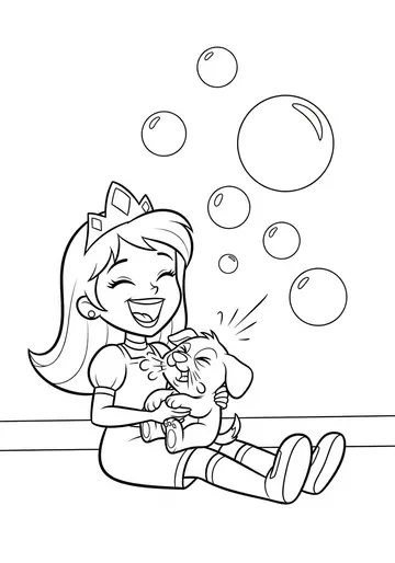 Giggle & Play Princess Gigi Coloring Pages
