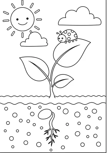 Science & Discovery Roses Coloring Pages
