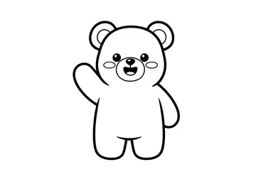 The viral Gummy Bear coloring page you need now