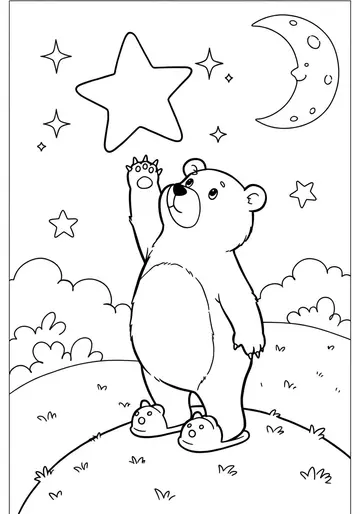 Night-Time Adventure Coloring Pages