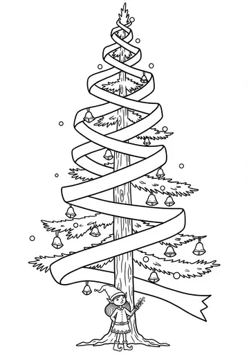 Willow's Never-Ending Ribbon Coloring Pages