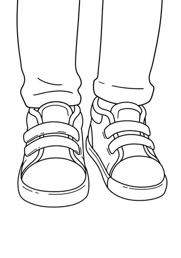 Two Shoes & a simple Big Day Coloring Pages