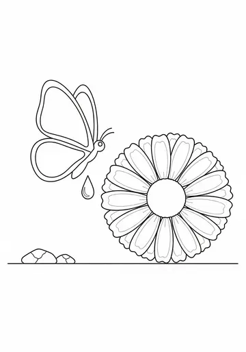 Kindness & Learning adobe butterfly Coloring Pages