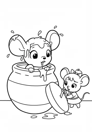 Milo's Sticky Situation Coloring Book
