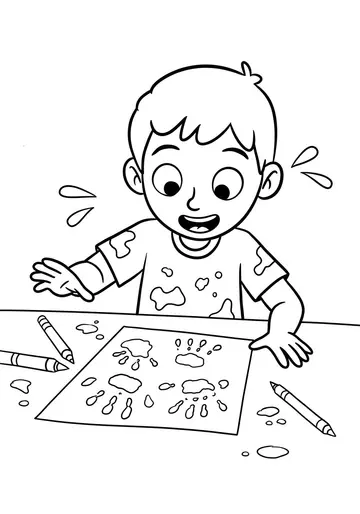 Art Room Adventure Kindergarten Coloring Pages