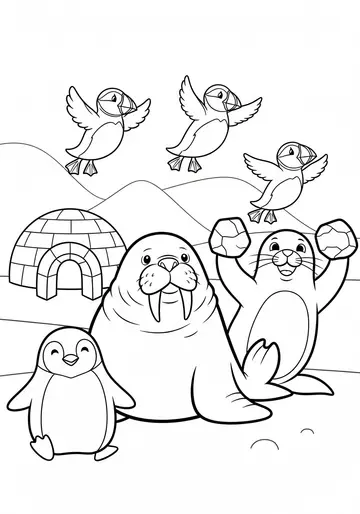 Parade March & happy birthday Fun Coloring Pages