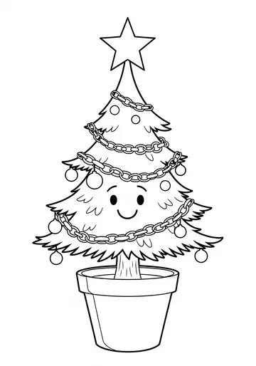 3.Cozy Christmas Stories Coloring Pages for Kids