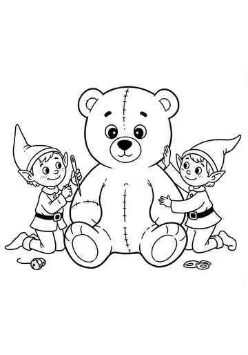 Barnaby's Button Hunt Coloring Pages