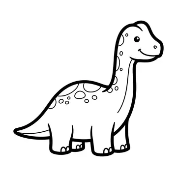 Brontosaurus Coloring Page - Free Kids Printable!