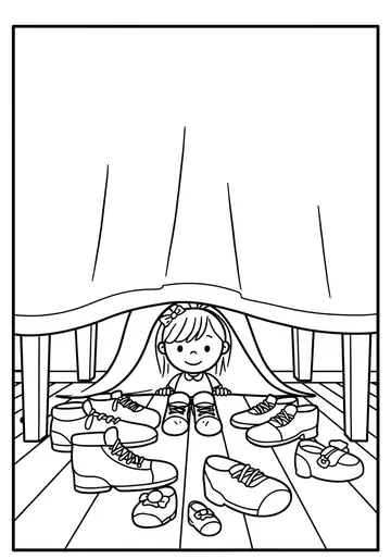 Lily's Listening Adventure Thanksgiving Day Coloring Page