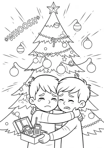 Leo's Christmas Wish Coloring Pages