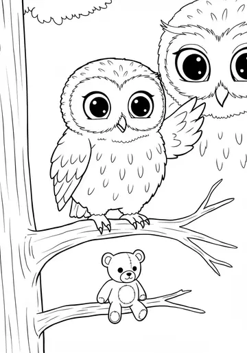 Owl Ollie's Big Hoot Adventure Coloring Pages
