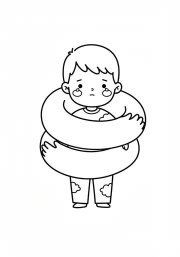 Feeling & Painting Coloring Pages