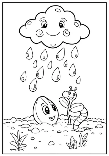 1 Peony Seed's Big Journey Coloring Pages