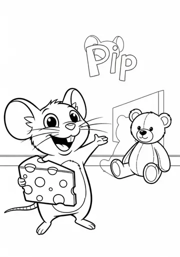 Pip's Brave Heart Adventure Coloring Pages