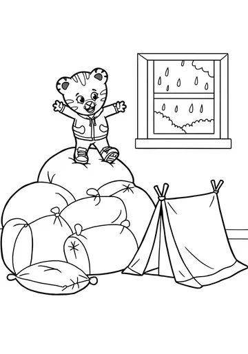 Creative Indoor Play Daniel Tiger Coloring Pages