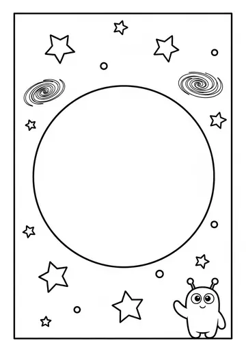 Create Your Own Planet Coloring Page