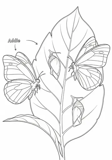 New Generation adobe butterfly Coloring Pages for Kids