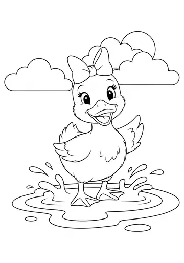 Splashy summer Coloring Pages for Ages 3-4