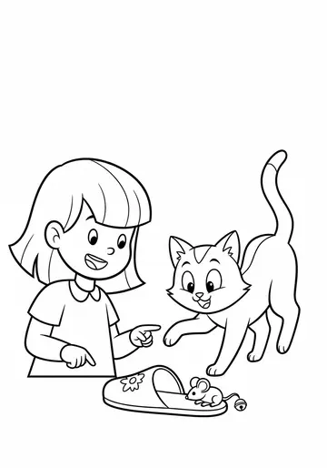 Cat Shadow's Lost Jingle Coloring Pages