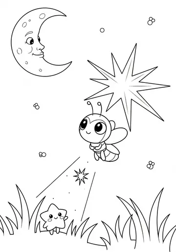Art & Learning Imposter Firefly Coloring Pages